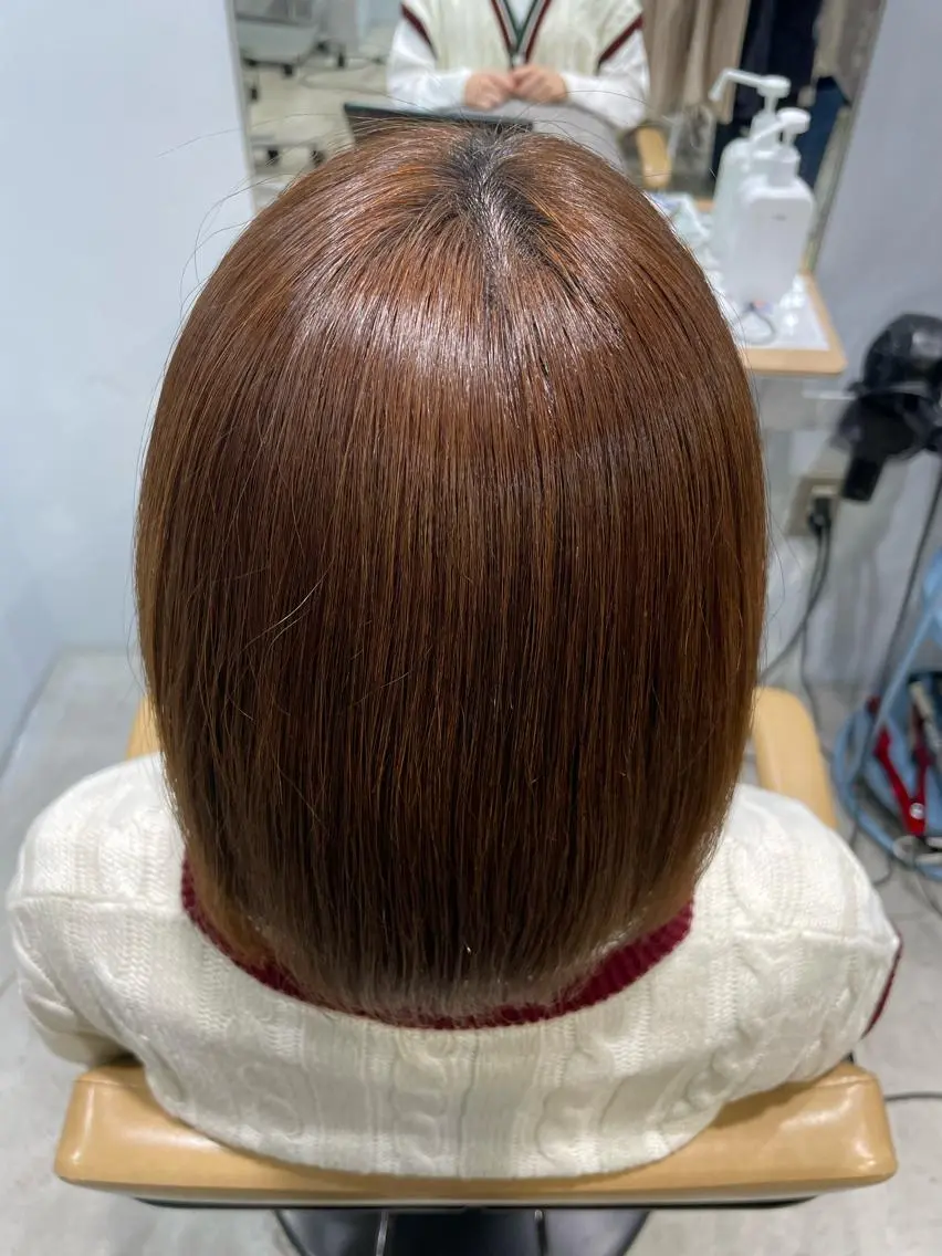 ショート 縮毛矯正 表参道レイヤーカット 髪質改善山岸季生のヘアスタイル
