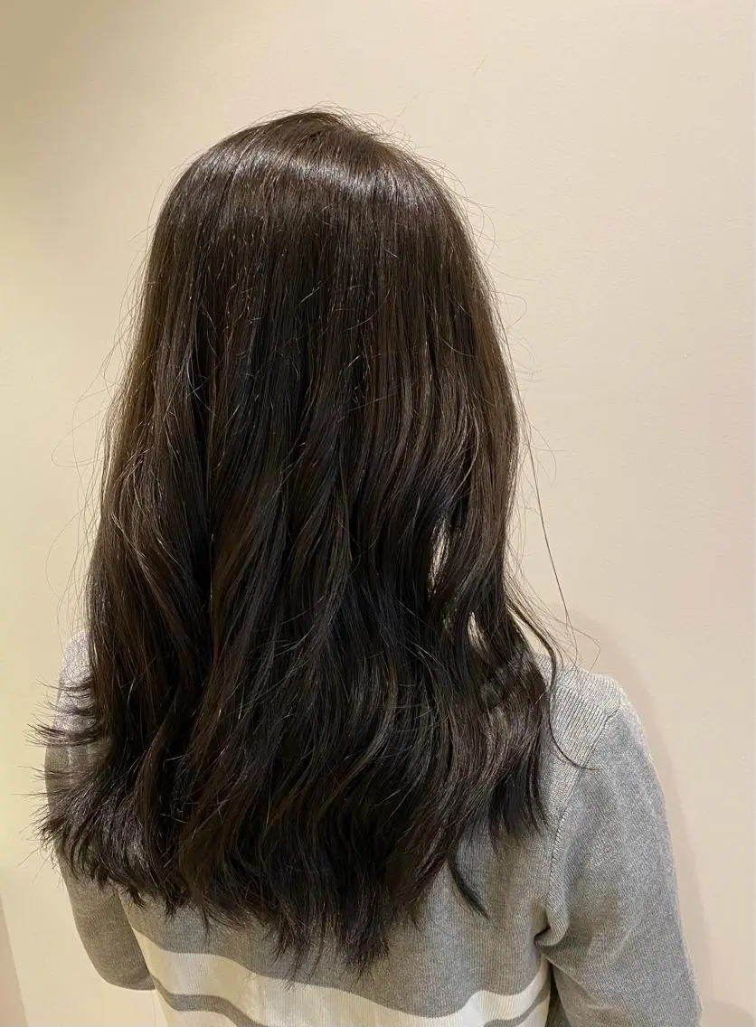 ロング カラー グレージュ 艶髪🌿美髪 大塚礼乃【西荻窪】のヘアスタイル