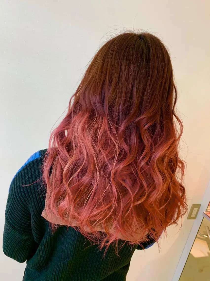 ロング カラー ヘアカラー トリートメント ヘアセット モテ髪提案します💕 髪質改善宗一郎のヘアスタイル