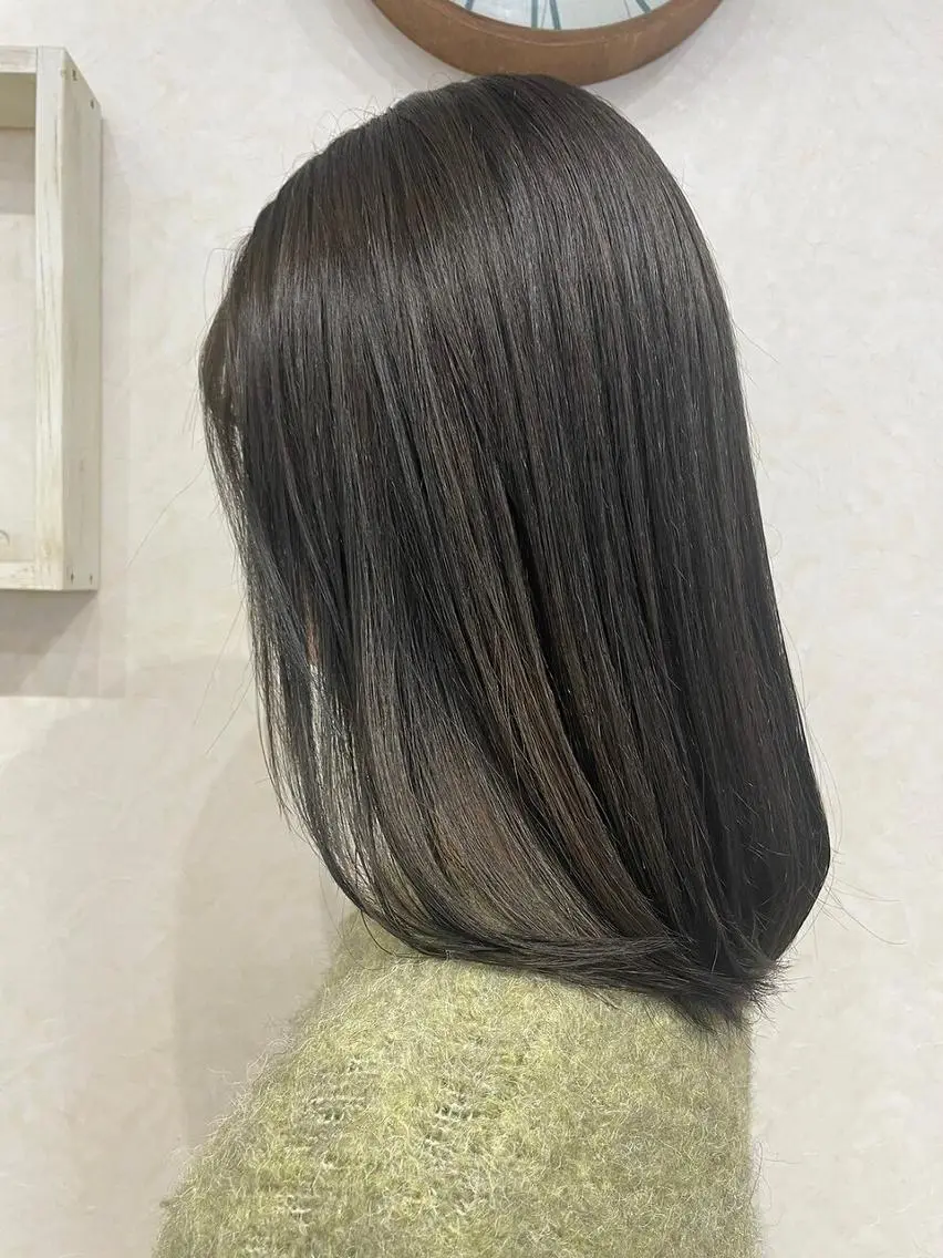 セミロング カラー ベージュカラー ブリーチ ブラウンカラー ケアブリーチ 透明感カラー ヘアカラー トリートメント 🌜ROW町田 🌛 公式のヘアスタイル