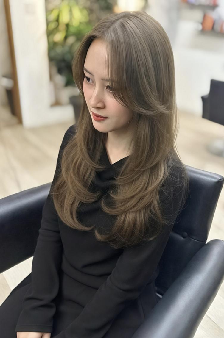 ヘアアレンジ ロング 村井隆仁|名駅|亀島 海外風×上品垢抜けのヘアスタイル