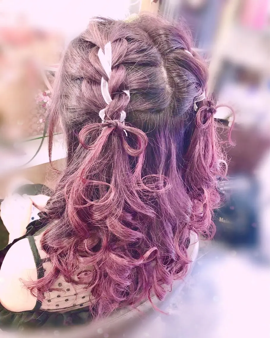 ヘアアレンジ ‎✴︎˚｡Chamo 𝐄𝐑𝐈𝐍𝐀のマツエク・マツパデザイン