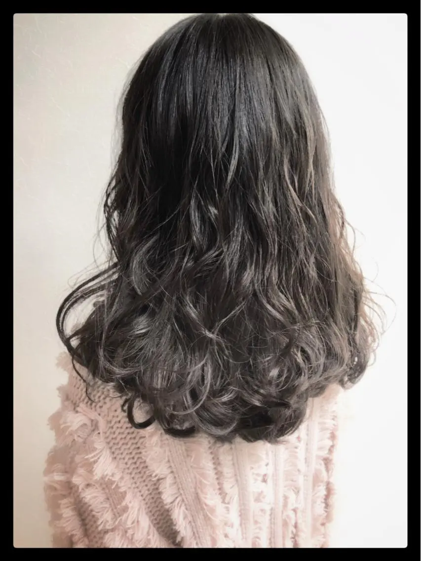 カラー カット パーマ 【mokuオーナー】 ちはるのヘアスタイル
