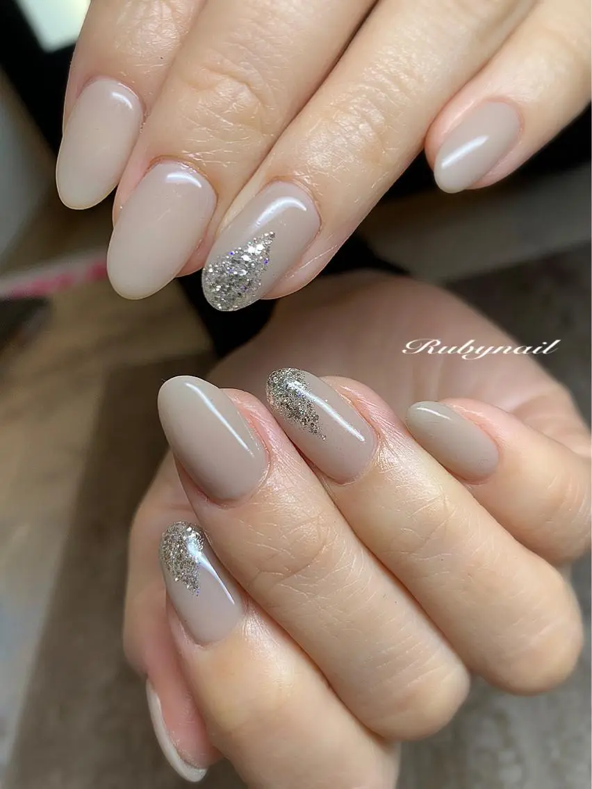 ネイル キラキラネイル ハンドネイル プライベートサロン Rubynailのネイルデザイン
