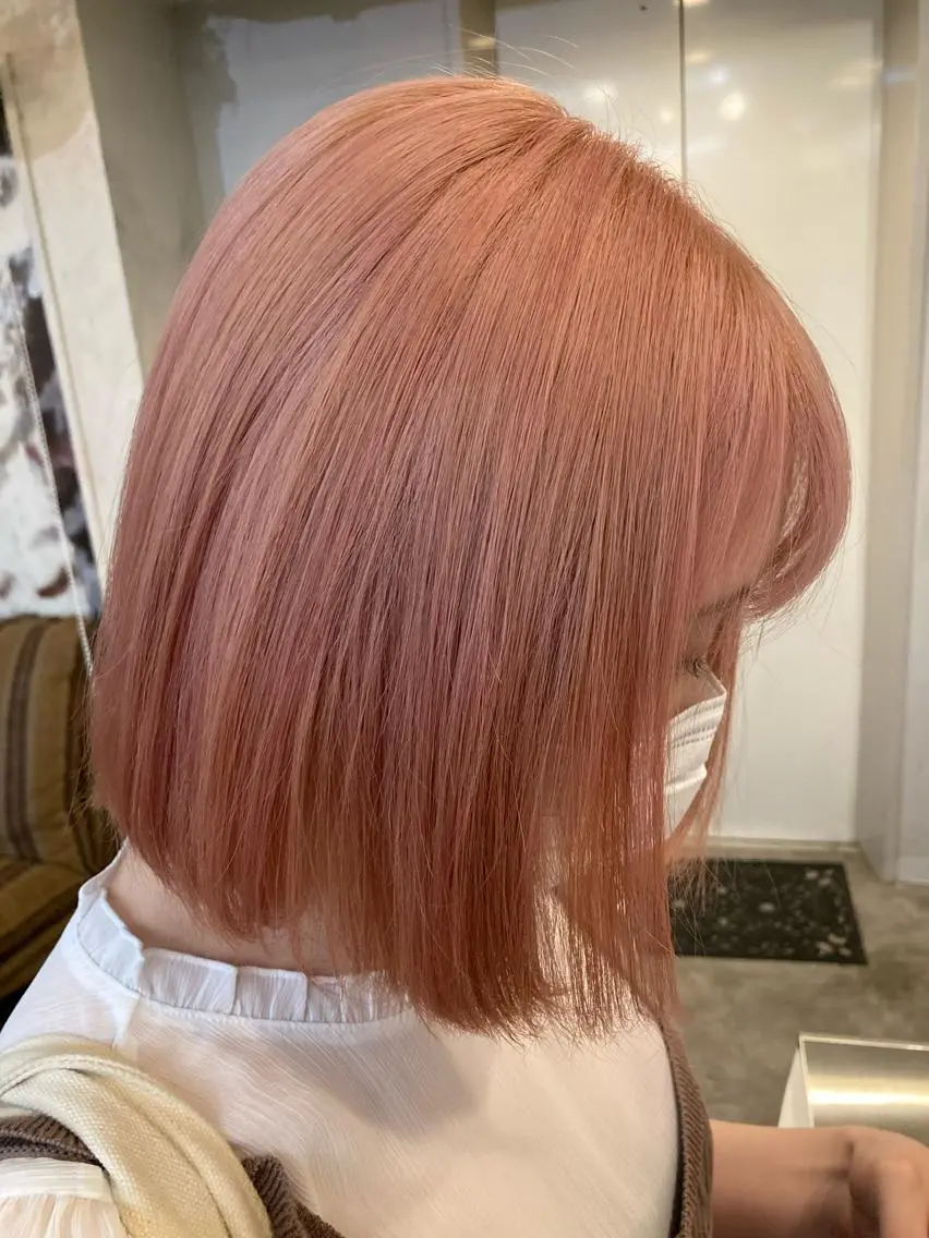ミディアム ヘアカラー 田中 健太郎のヘアスタイル