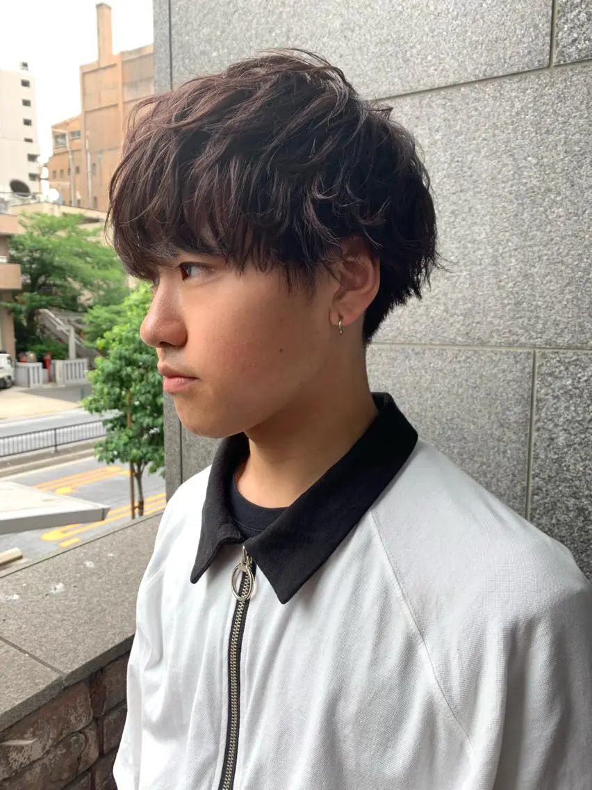 ショート カラー パーマ メンズ特化👨 細谷碧海のヘアスタイル