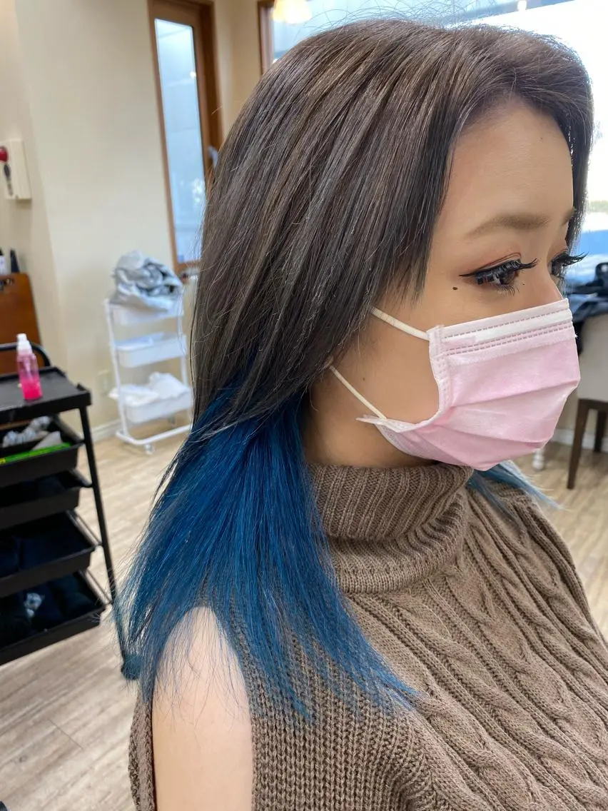 カラー SALOWIN栄 高須大貴のヘアスタイル