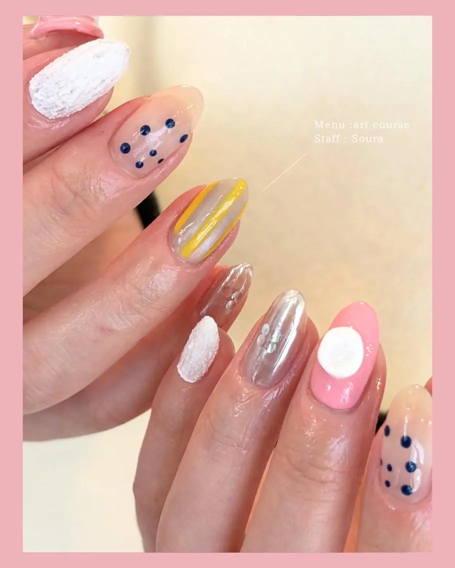 ネイル アートネイル ハンドネイル 〖IEN〗Soura (ソウラ/想来)のネイルデザイン