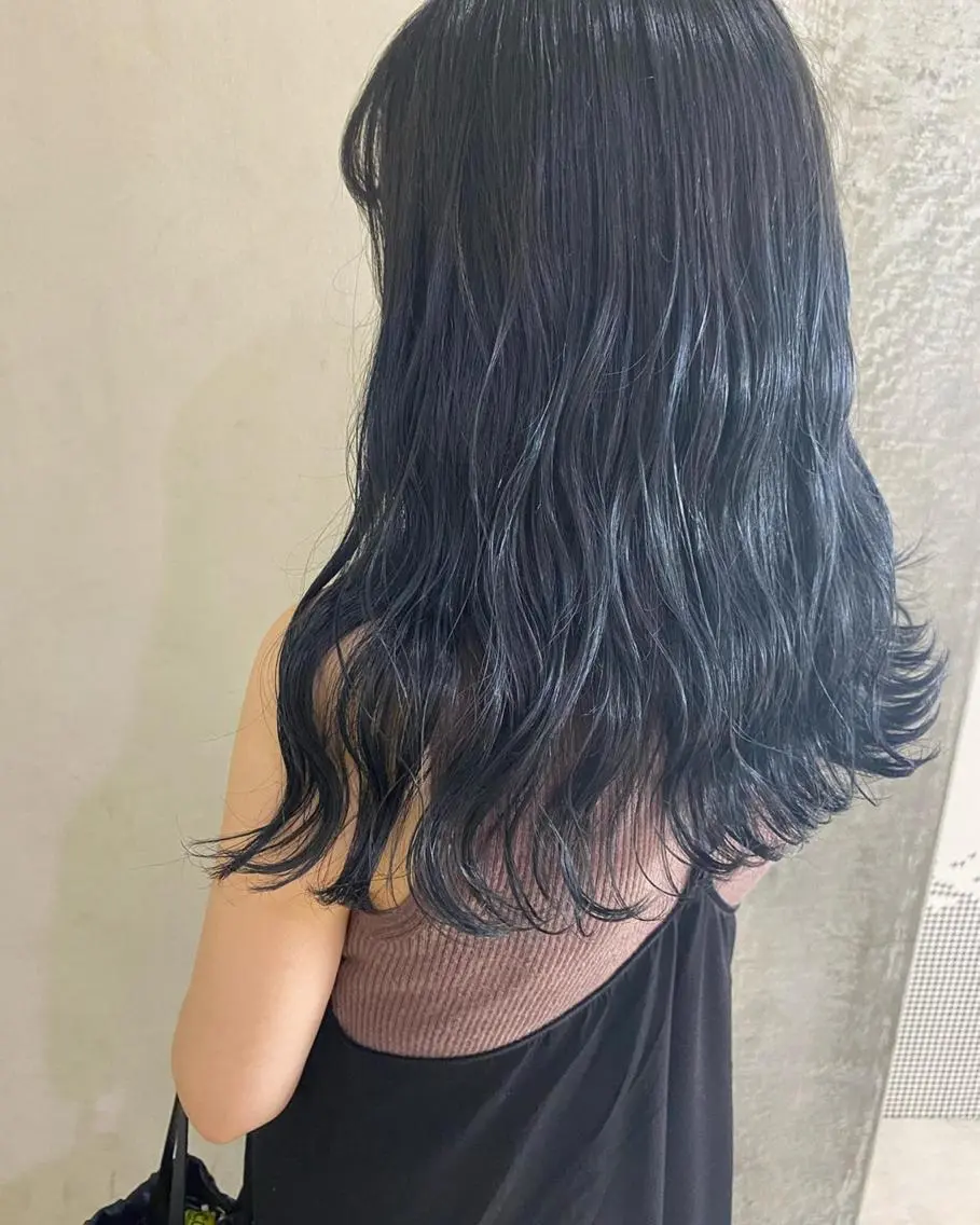 ミディアム カラー ブリーチ 透明感カラー 清村 和音のヘアスタイル