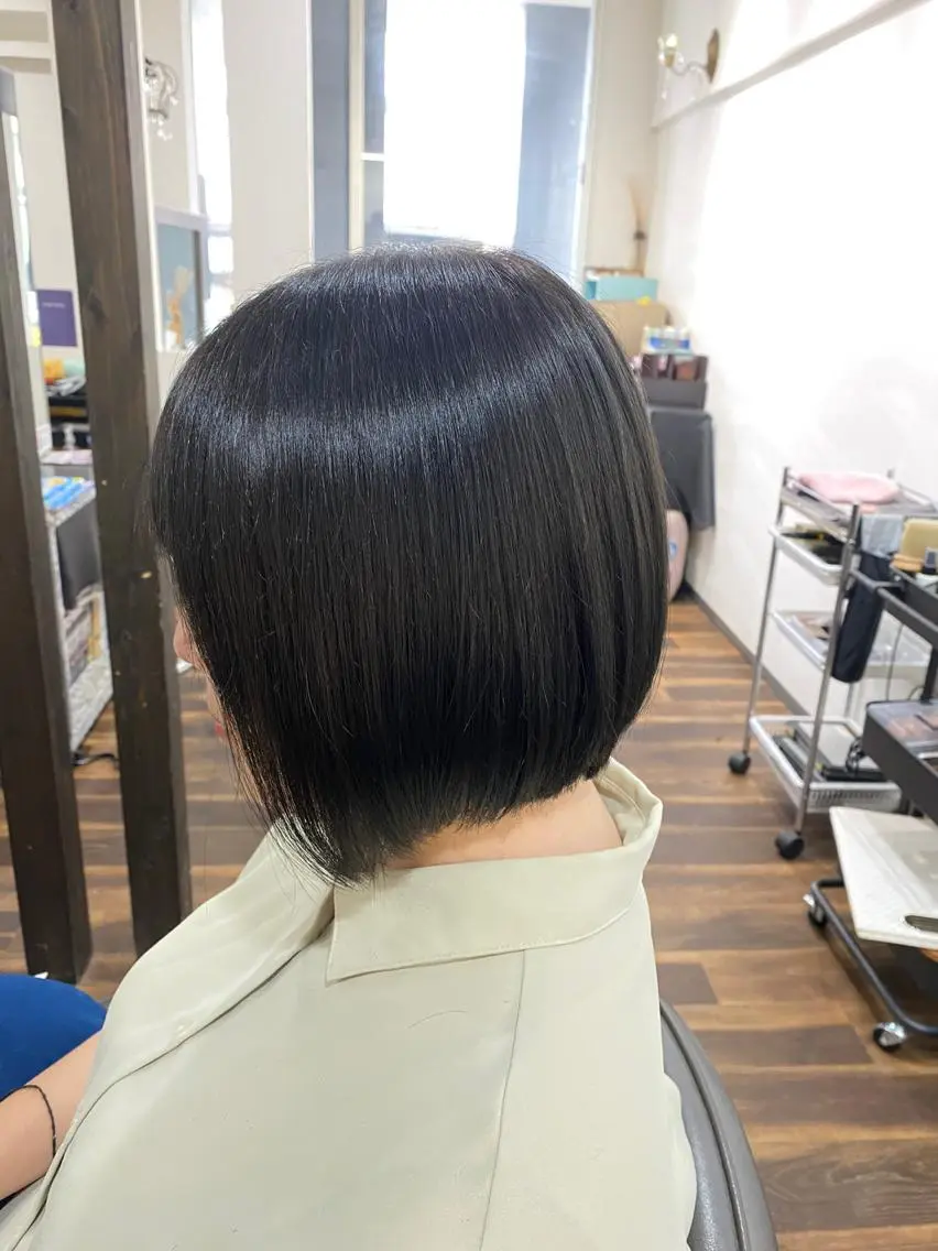 ミディアム ボブ 堀 広夢のヘアスタイル