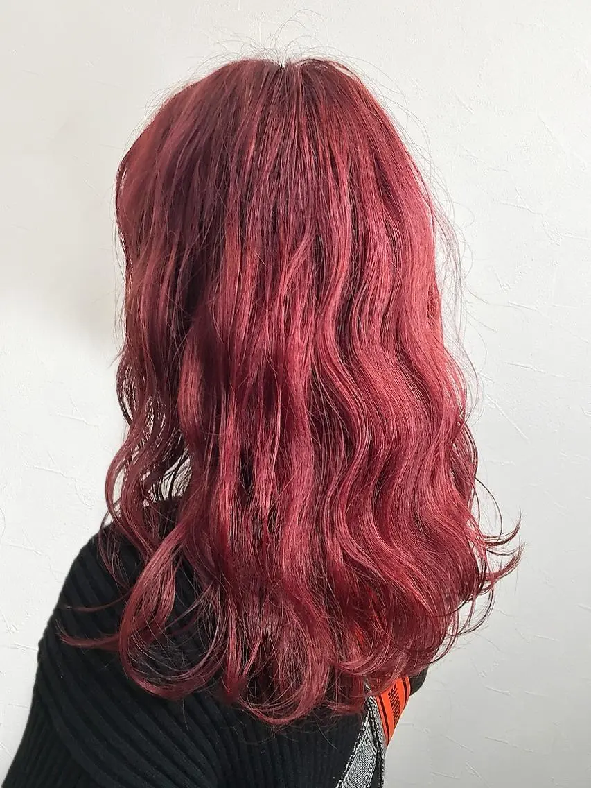 ロング カラー ヘアアレンジ VIM hairおもろまち店のヘアスタイル