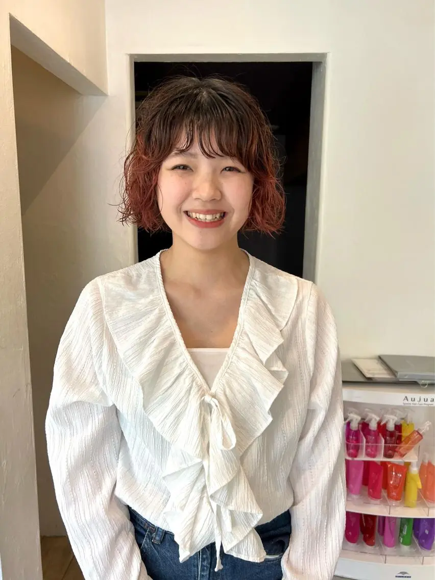 ショート パーマ ショート& パーマ　坂本のヘアスタイル