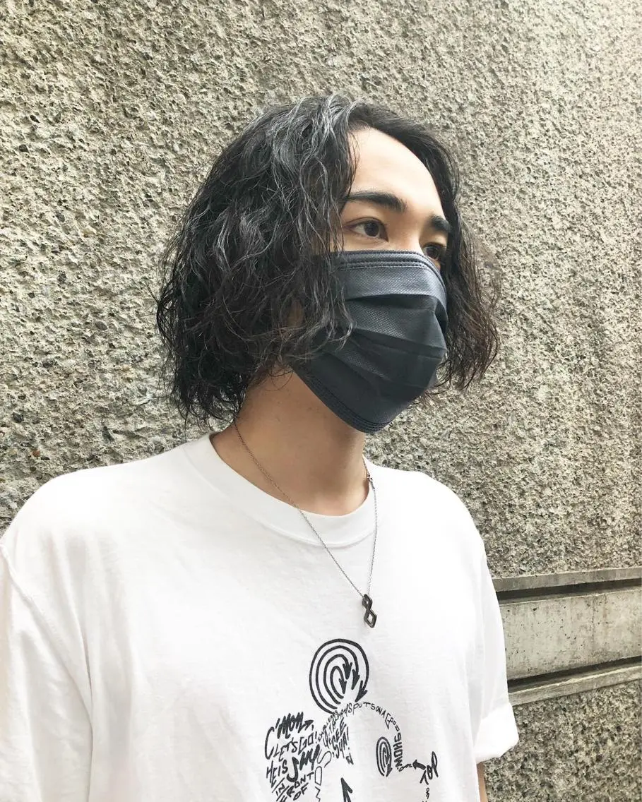 パーマ ヘアアレンジ メンズ カット パーマ トリートメント ヘアセット メンズ特化✂️栗原 侑也のヘアスタイル