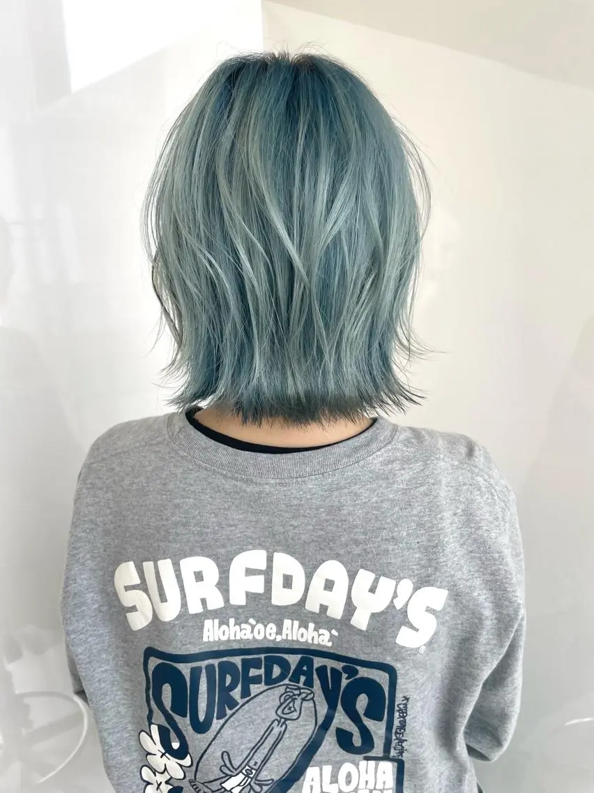 ミディアム カラー パーマ ヘアアレンジ 🍒KIKUCHI KANAE🍒のヘアスタイル