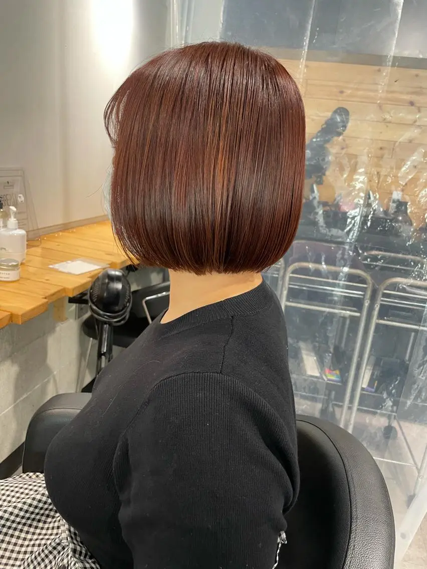 ミディアム カラー 🦋ハイトーンボブ ショート🦋トシキのヘアスタイル