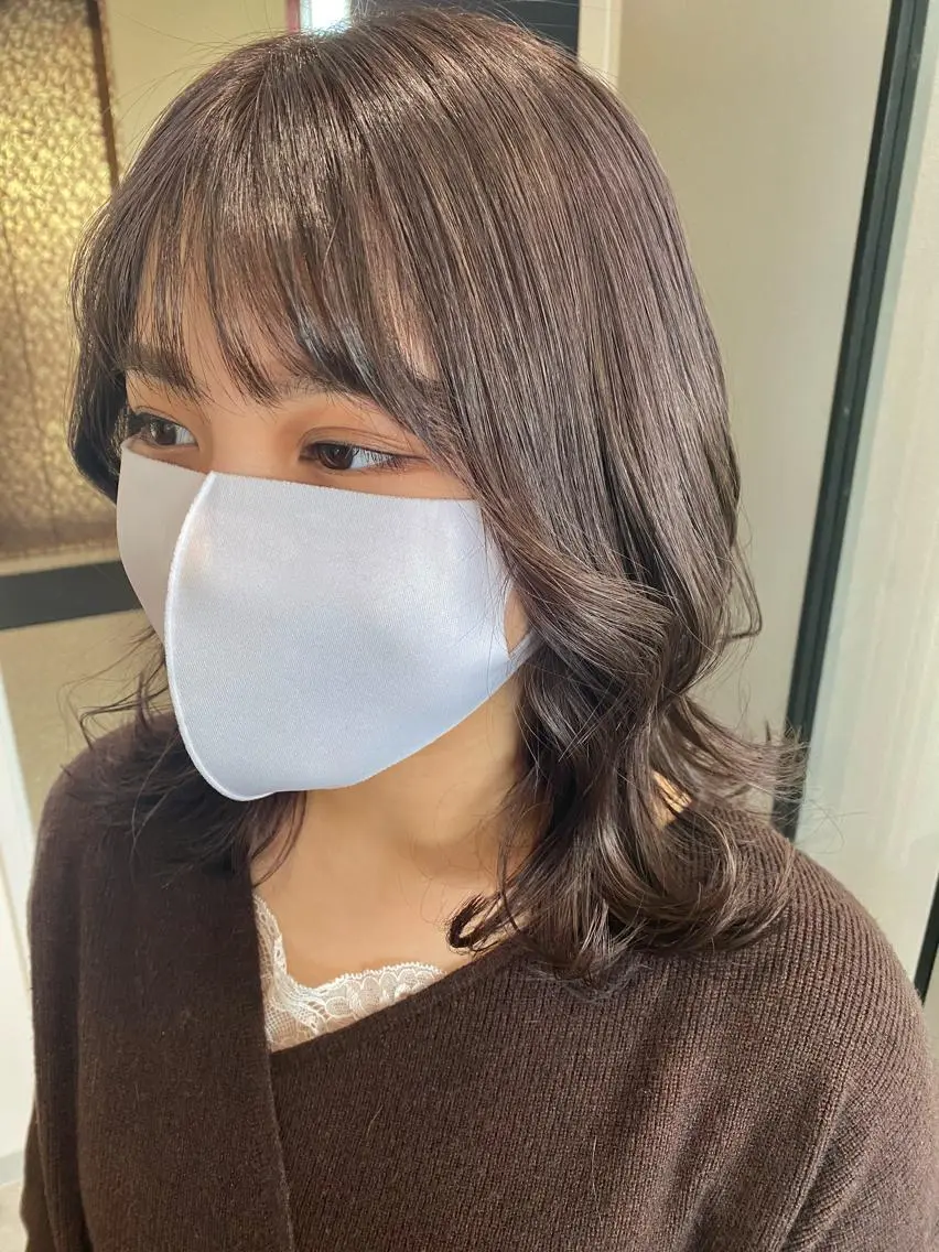 セミロング カラー 【safric】 NAOのヘアスタイル