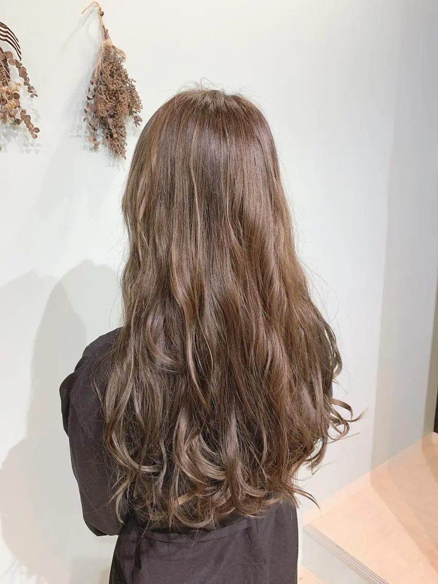 ロング カット 縮毛矯正 トリートメント 中条 高志のヘアスタイル