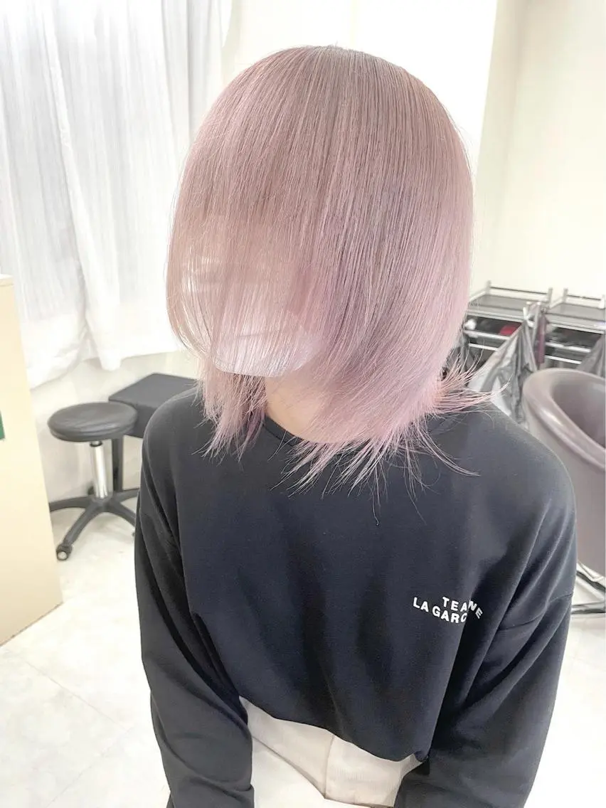 カラー カット ヘアカラー トリートメント MORIO｜再現性× 癖毛レイヤーパーマのヘアスタイル