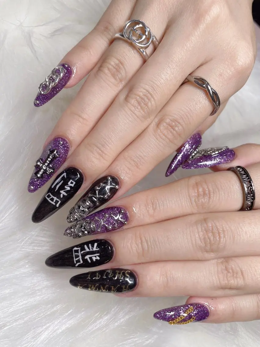 ロング ネイル ハンドネイル 《LB》ラブリエ Nail&eyeのマツエク・マツパデザイン
