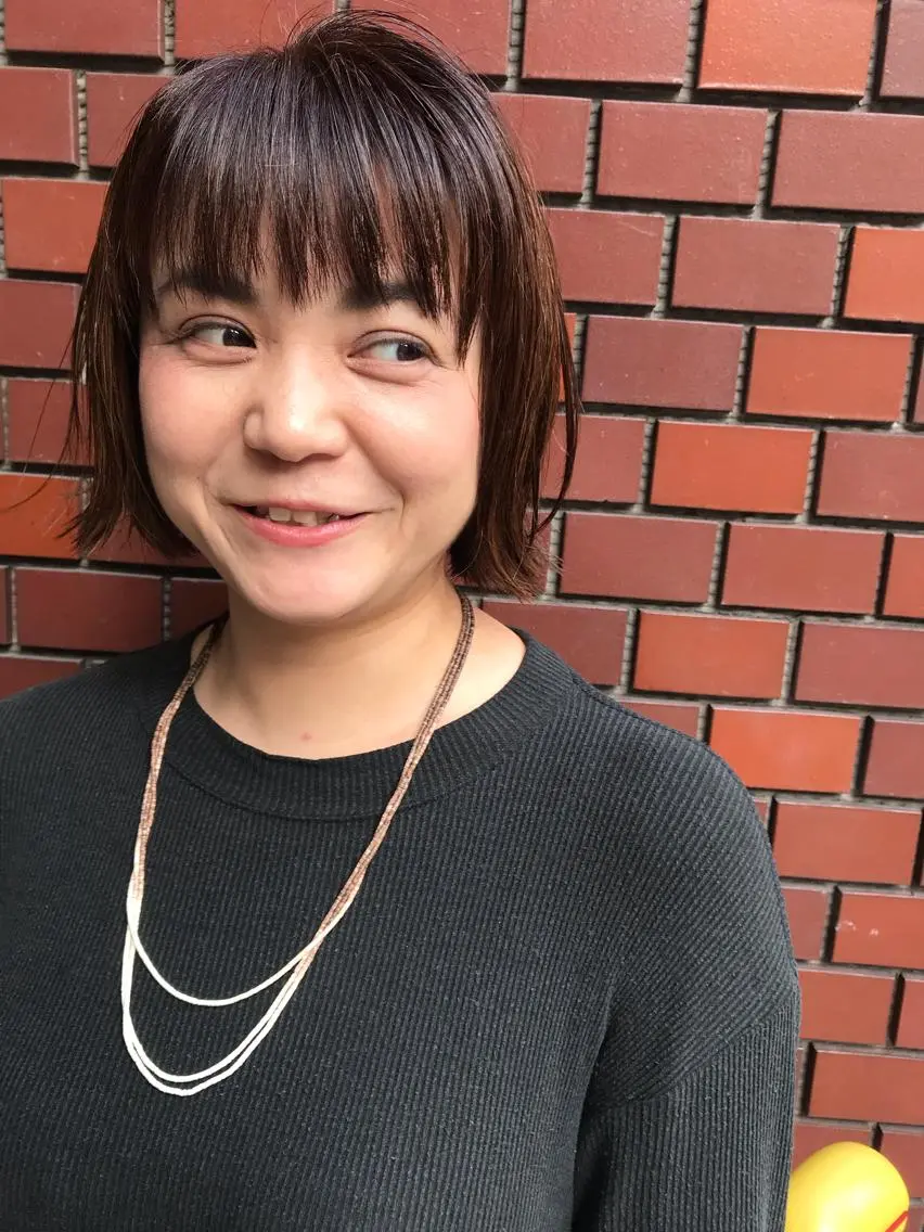 ショート カット ヘアカラー トリートメント ayane⭐️ボブ・ ショート・パーマのヘアスタイル
