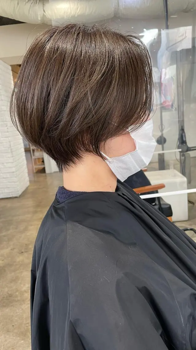ショート ショートヘア 💫カットはなんでも 得意です✂️のヘアスタイル