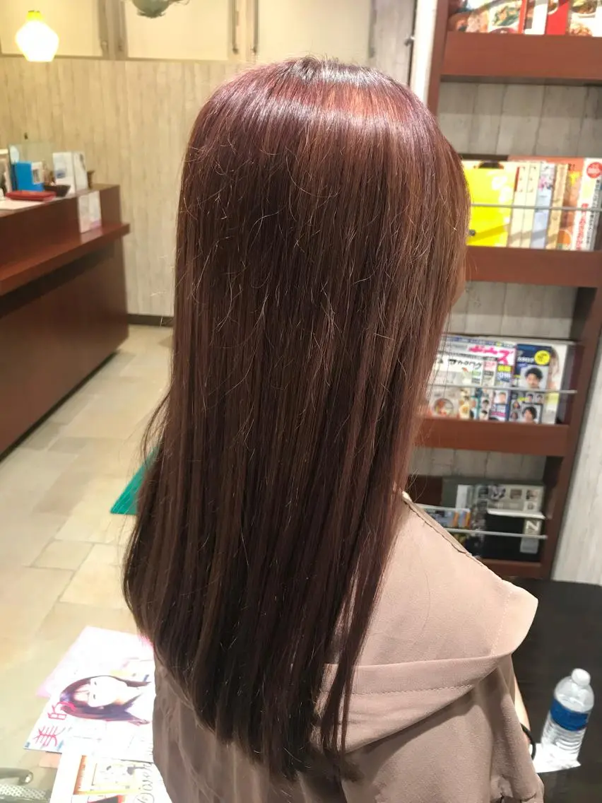 ロング カラー ヘアカラー トリートメント 🦋店長🦋 ほんさわ みずきのヘアスタイル
