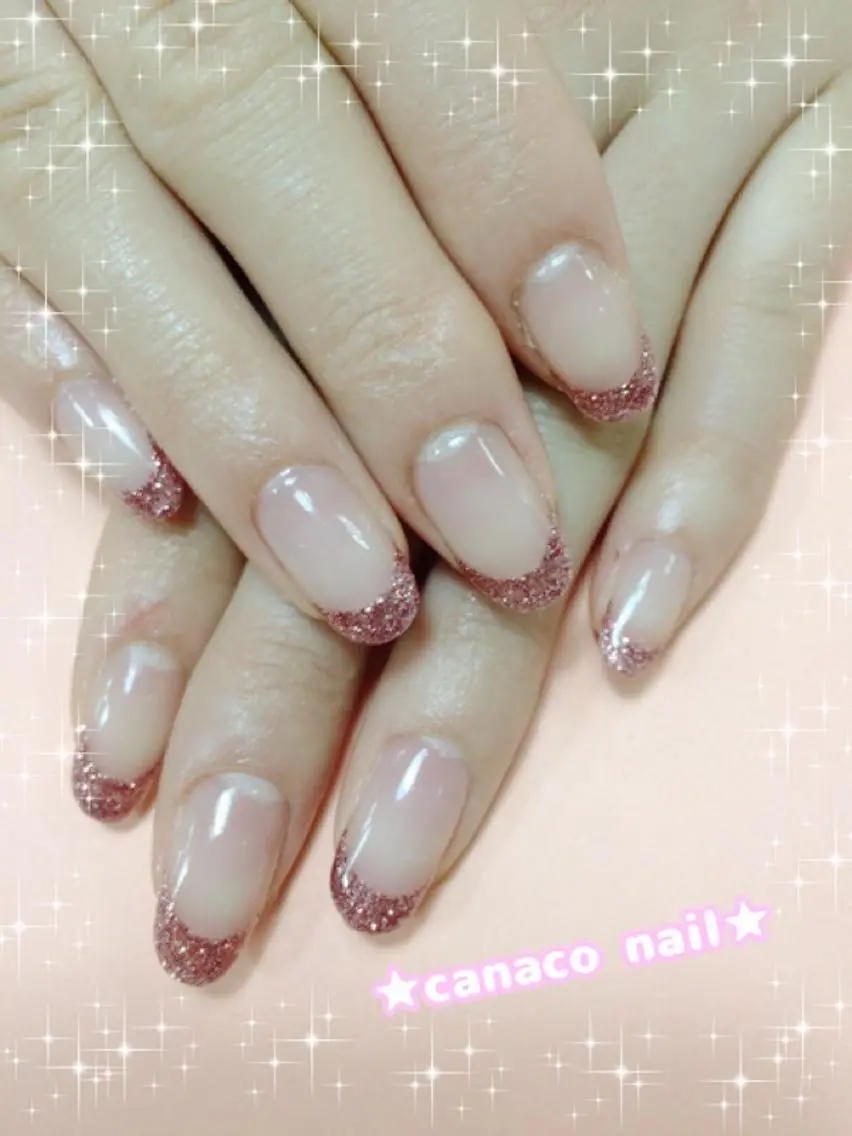 ネイル フレンチネイル グラデーション ワンカラーネイル シンプルネイル ベテランネイル cnc  nailのネイルデザイン