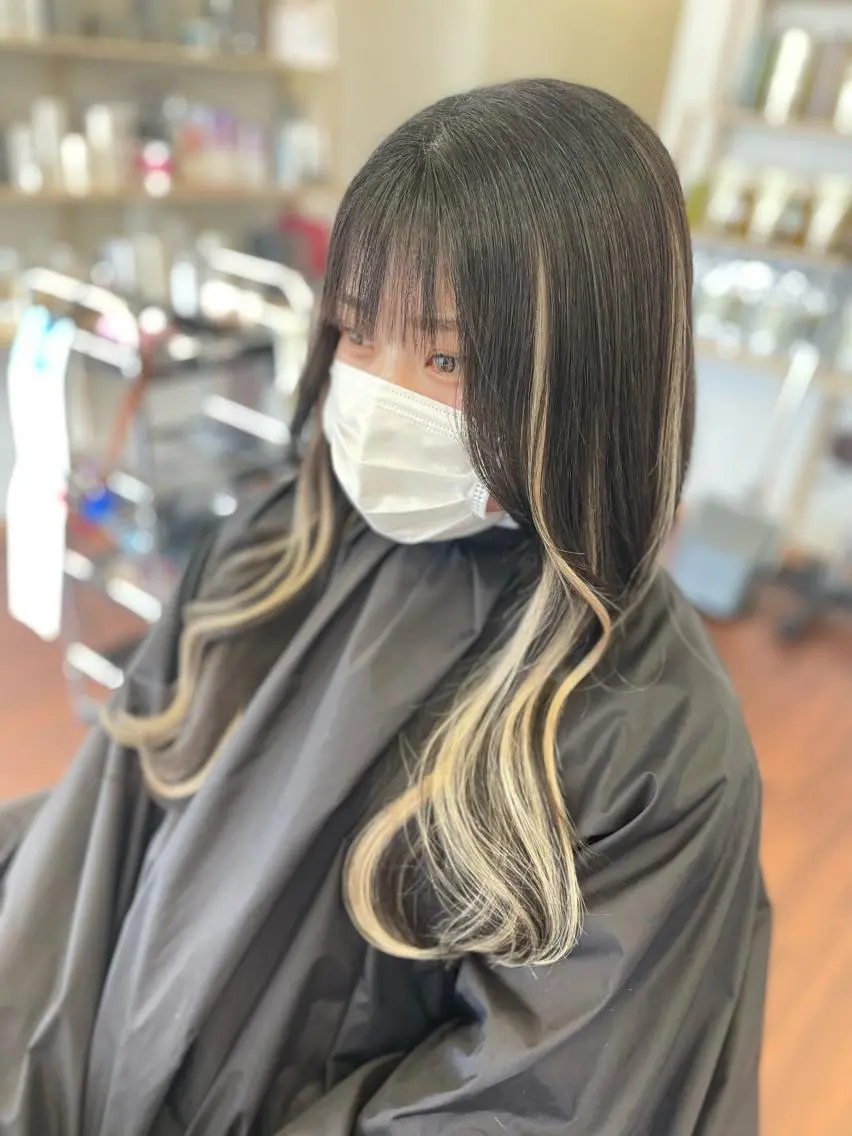 ロング カラー エクステ エクステ/プルエク/ rita/フルヤマのヘアスタイル
