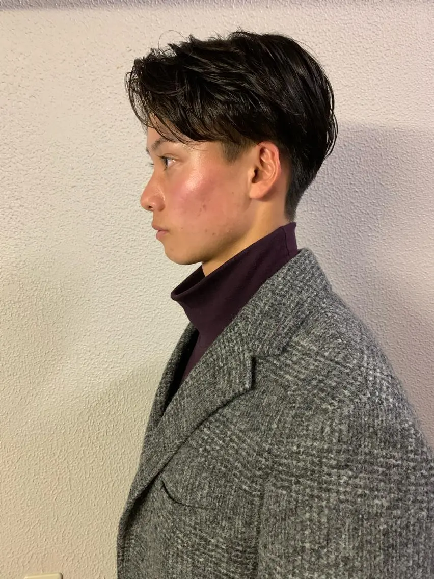 パーマ メンズ ヤマグチ リョウのヘアスタイル