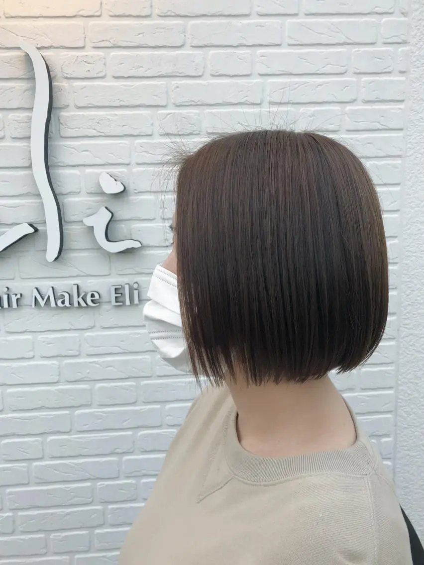 ミディアム ヘアカラー トリートメント 名古屋 北区  黒川 wacca 安井隆一のヘアスタイル