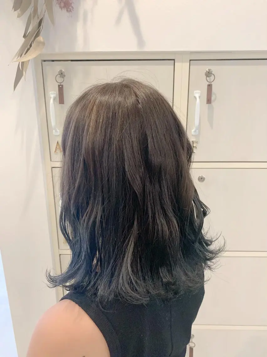 カラー バレイヤージュ cher. 新井瑞希のヘアスタイル
