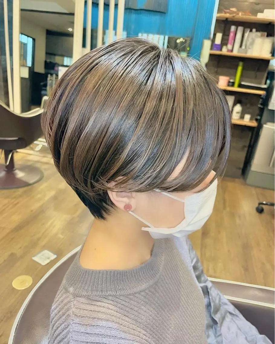 ショート カラー カット ヘアカラー トリートメント ヘアセット limit陽平 ショート/ボブのヘアスタイル