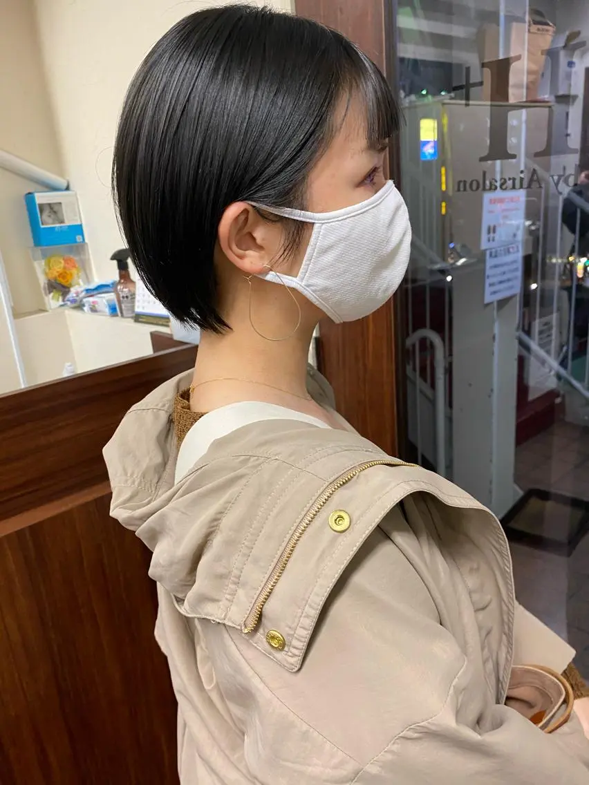 ショート カラー カット ヘアカラー トリートメント せこぐち まいのヘアスタイル