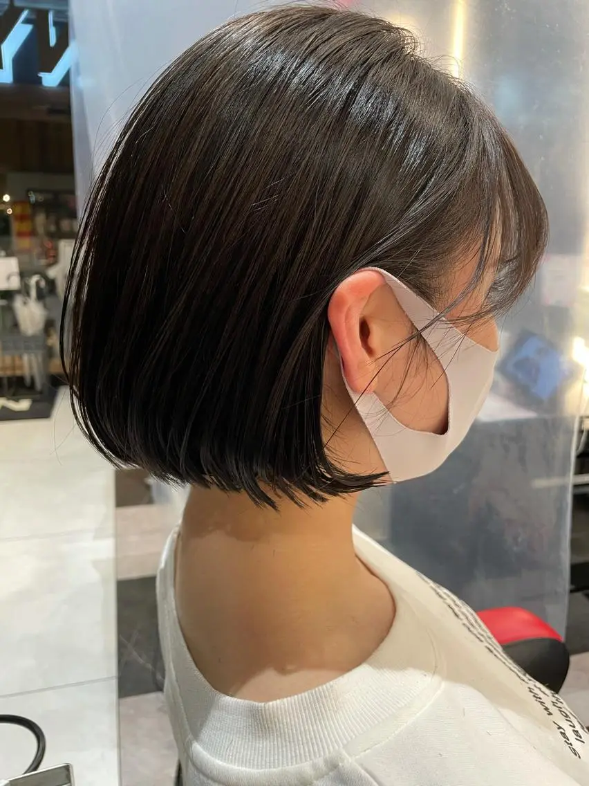 ショート ショートボブ ボブ ショートヘア メンズヘア特化 崎田 成人のヘアスタイル