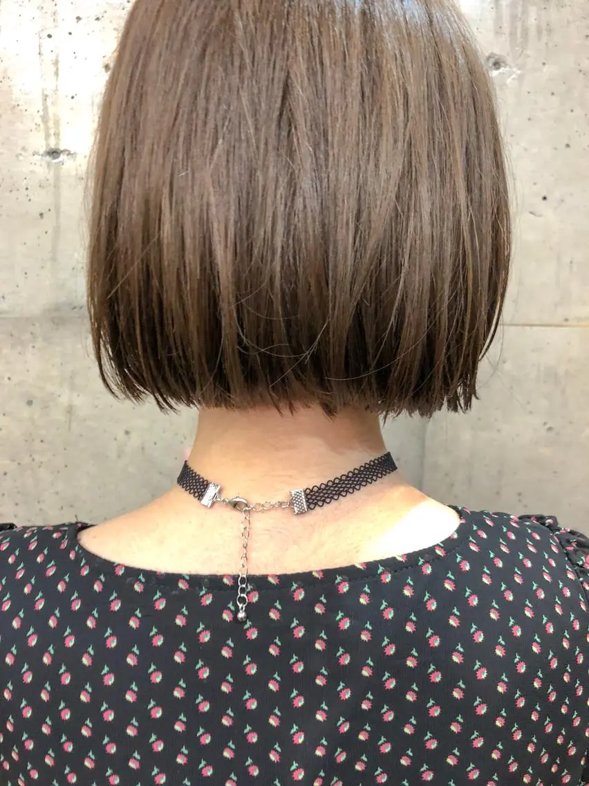 ショート カラー ブラウンカラー マロンブラウン ボブ カット ヘアカラー トリートメント ヘアセット センスをお届けします 大谷将生infpのヘアスタイル