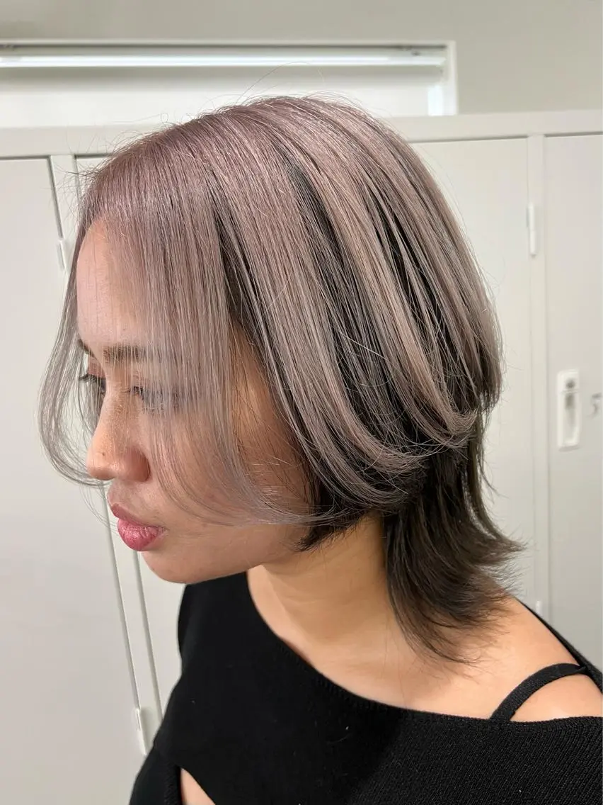 ショート 艶髪🫧髪質改善 縮毛矯正✨影山湧市のヘアスタイル