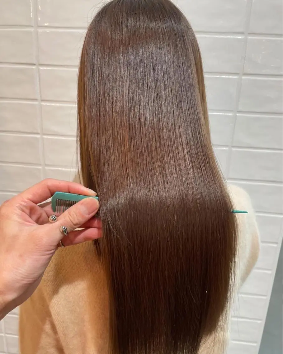 ロング ヘアカラー トリートメント 【髪質改善特化･ 福田航洋】のヘアスタイル
