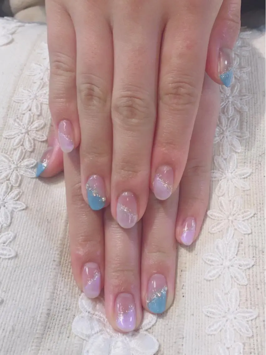 ネイル ビジューバイアクイユ ネイルズ 東中野店のネイルデザイン