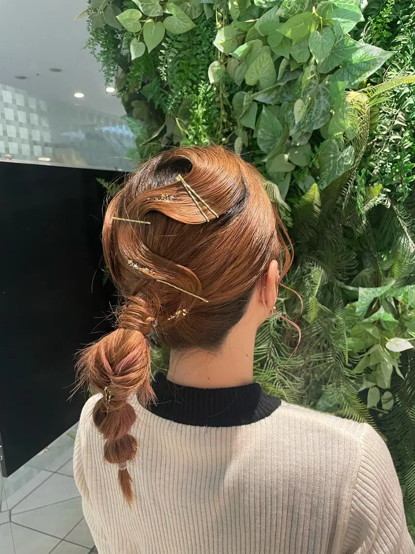 ミディアム Koharu 髪質改善カラーのヘアスタイル