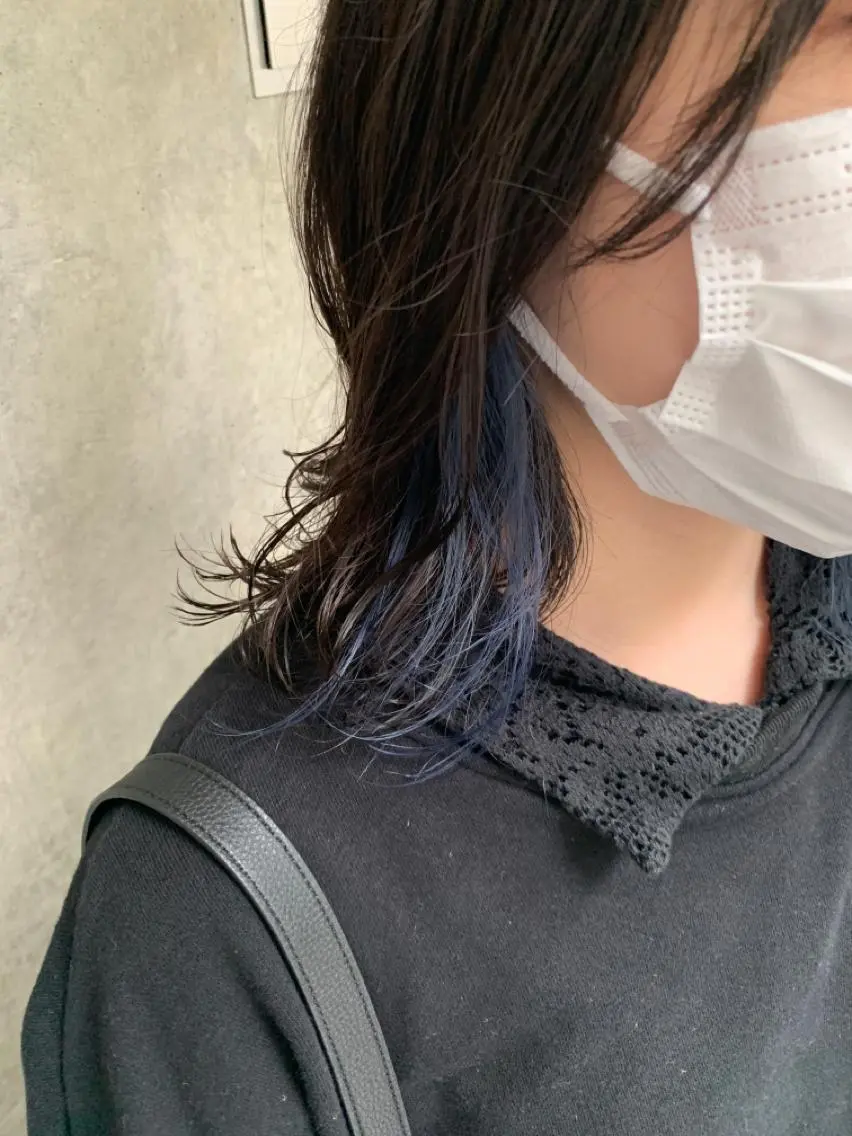 ミディアム カラー ヘアアレンジ ショートボブ ミディアムパーマ バレイヤージュ ブリーチ ケアブリーチ ravens代表 ヒロムのヘアスタイル