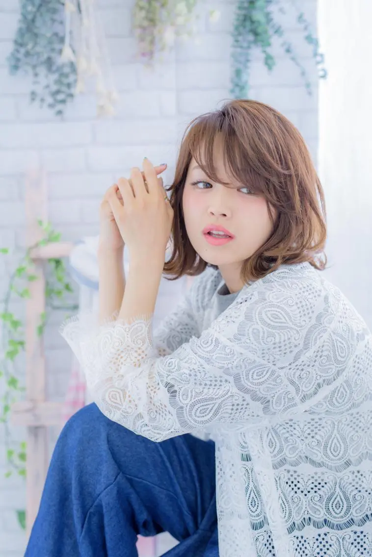 ミディアム カラー カット ヘアカラー トリートメント うる艶カラー 🫶🏼💭mikaのヘアスタイル