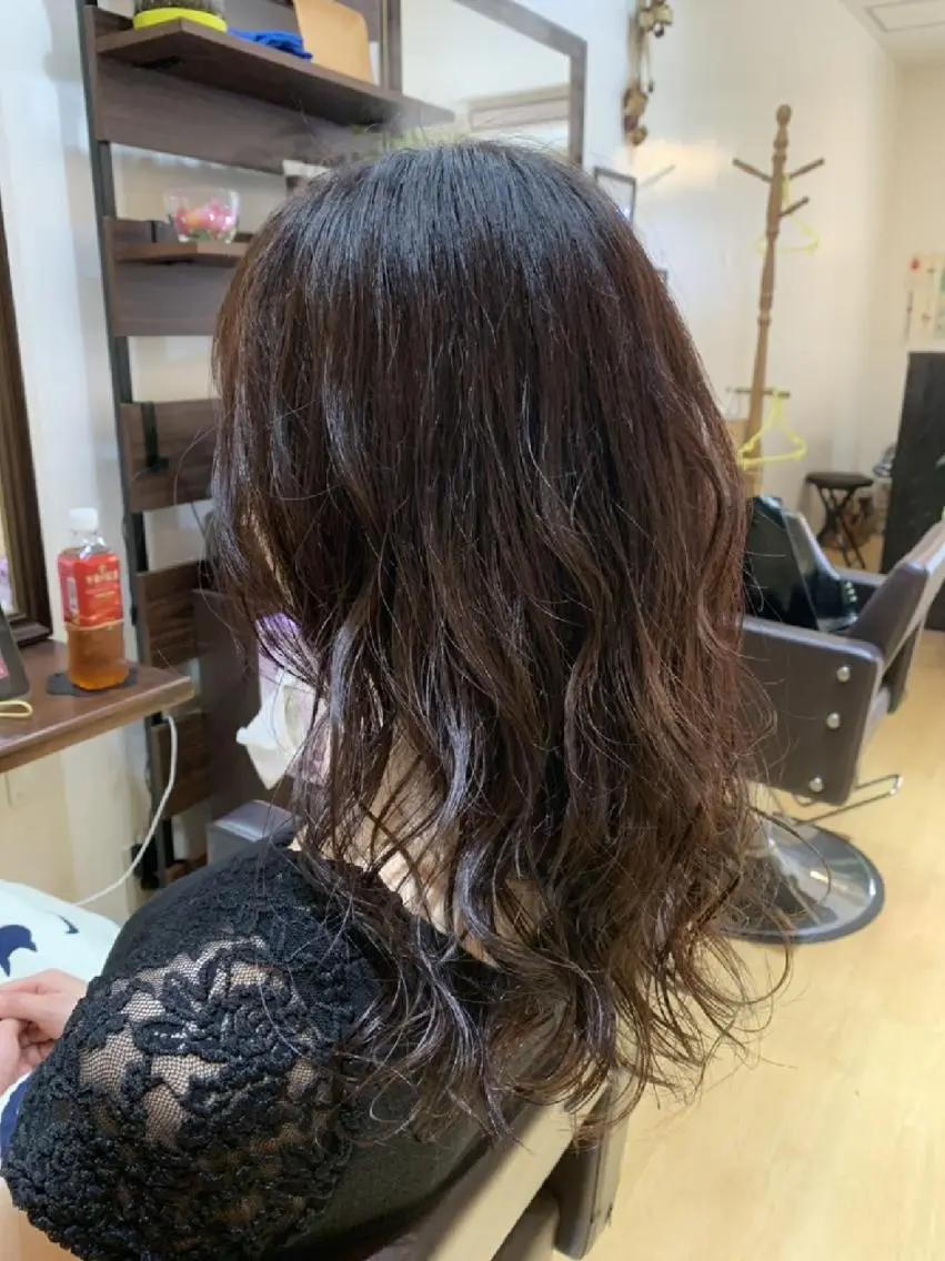 カラー ロング ブラウンカラー サトウ シューイチのヘアスタイル