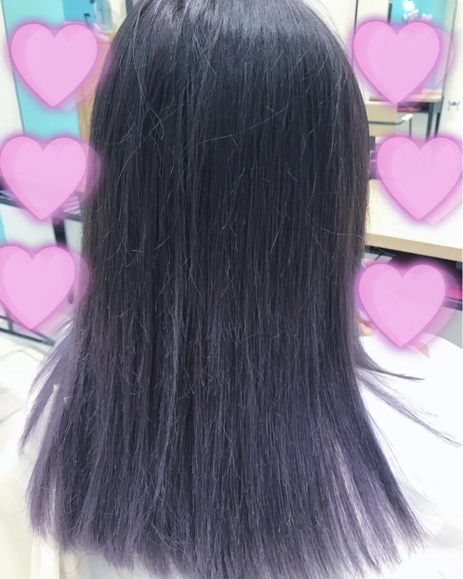 カラー グラデーションカラー バイオレットカラー 新宿駅近♡個室 ♡関口三都季🌜のヘアスタイル