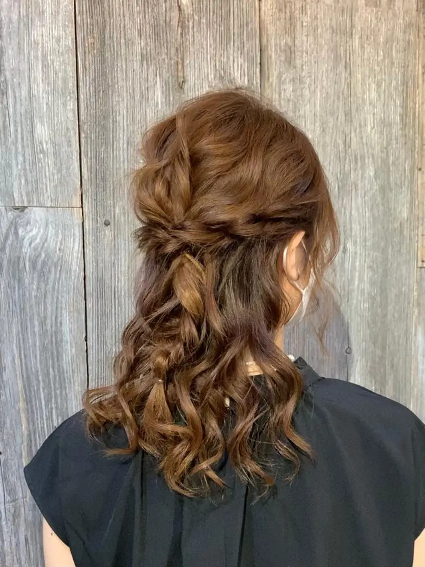 ヘアアレンジ ハーフアップ B E C H I C O〔べち子〕のその他イメージ