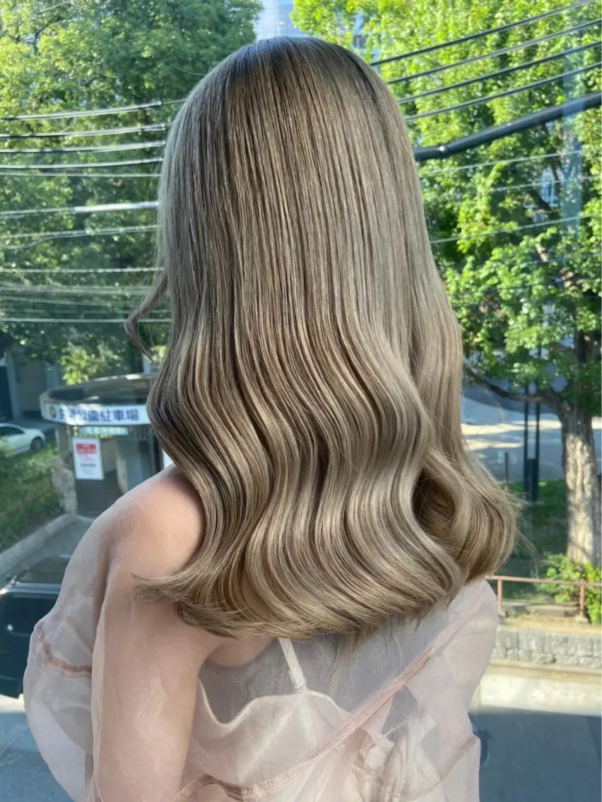 カラー 緑区/艶髪 🦋柿下のヘアスタイル