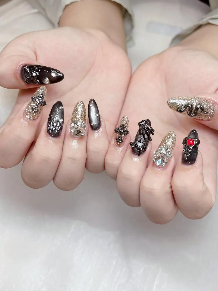 ネイル 持ち込み ハンドネイル Bijou by Mihana.*♱のネイルデザイン