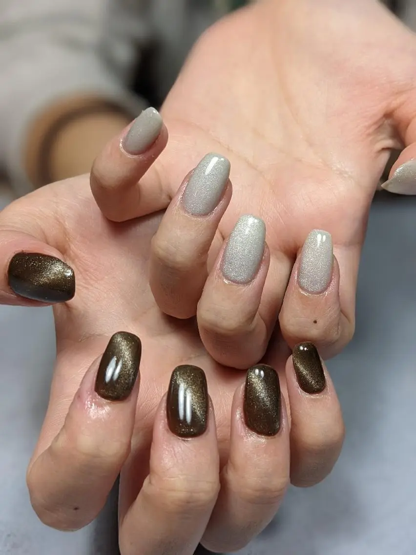 ネイル マグネットネイル ハンドネイル Nail SIRANGANAのネイルデザイン