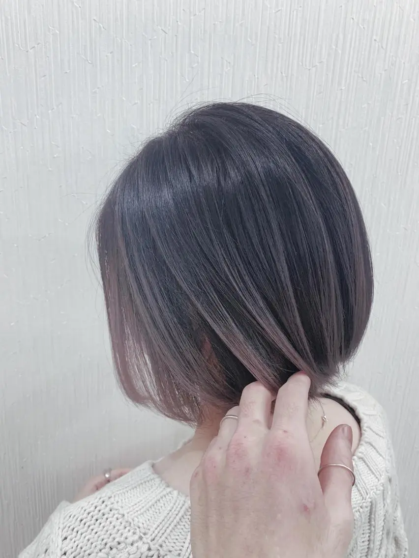 ショート カラー レイヤーカットモデル 募集/藤原一真のヘアスタイル
