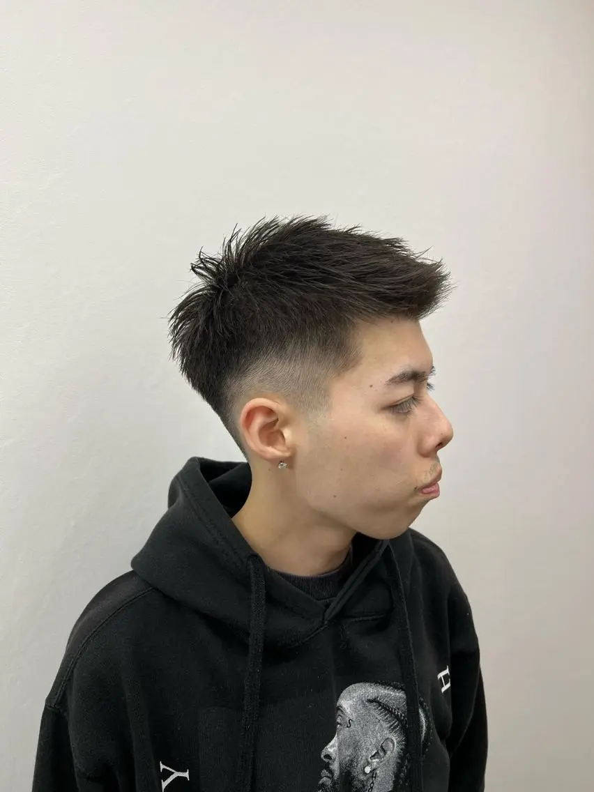 ショート メンズ 木下 紗綾のヘアスタイル