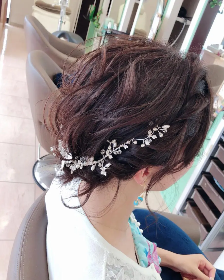 ショート ヘアセット 松田 みのりのヘアスタイル